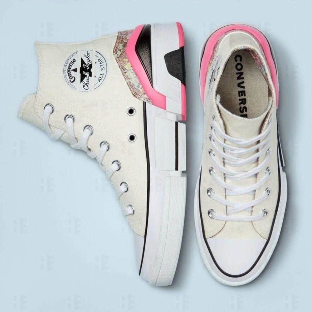 Converse CPX70 Hi (Womens Size 5 ) Casual Retro Shoe White Pink Skate Sneaker……